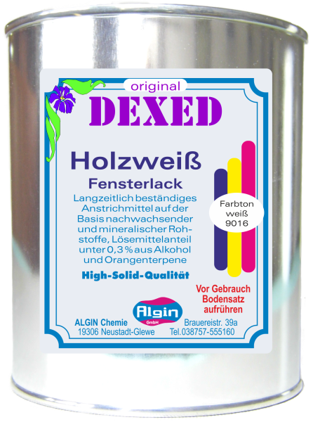 Öko-Lack weiß Leinölfirnis Firnis 750 ml Dose Schwedenweiß
